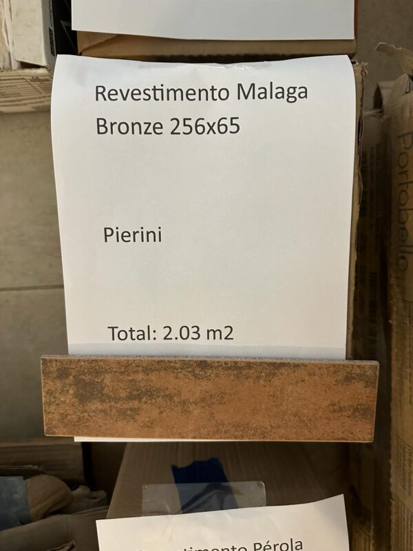 Revestimento PIERINI — Modelo MÁLAGA BRONZE