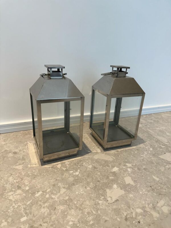 Par de LANTERNAS de inox - Image 3