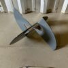 Escultura em aço pintado
