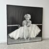 Fotografia impressa — Quadro sanduiche — Dá pra ver que molhou a parte de baixo da foto — Não tirou nenhum pouco seu charme - Imagem 3