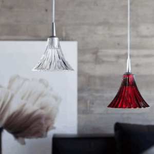 CRISTAL BACCARAT - PAR DE PENDENTES - COLEÇÃO MILLE NUIT - A070.129