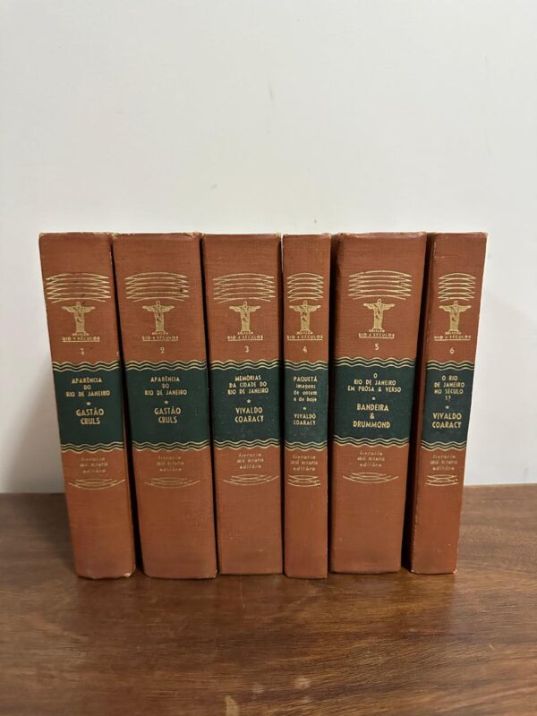 Coleção RIO 4 SÉCULOS — 6 Volumes — 1965