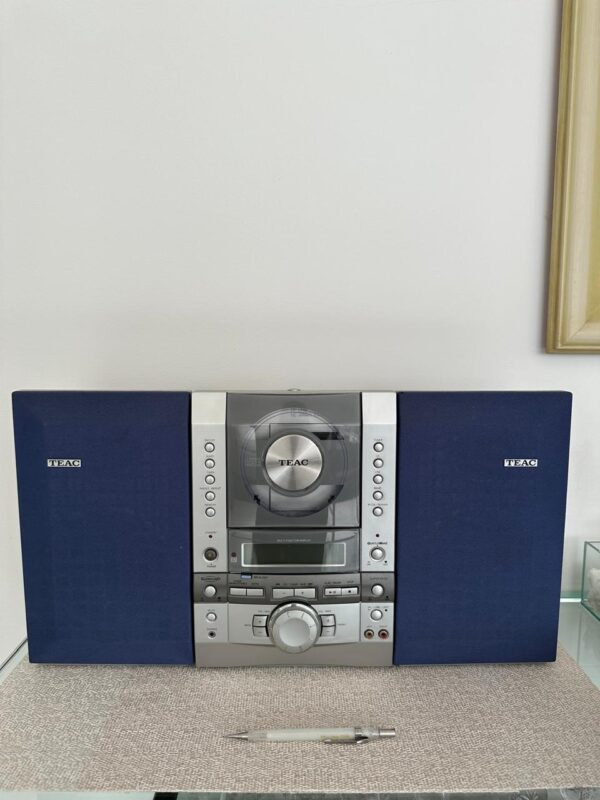 APARELHO de SOM — TEAC — Vertical — Toca CD e rádio — Caixas acopladas