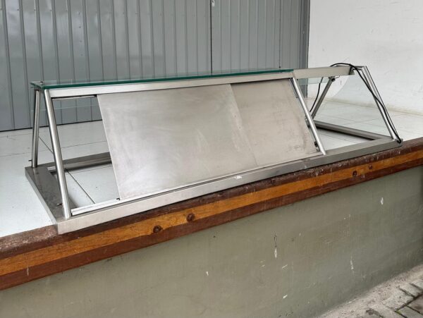 Estrutura trapezoidal em AÇO INOX 304 — Porta dupla inox de correr - Image 5