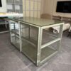 ILHA PARA CLOSET — VITRINE — METALON + VIDRO GROSSO