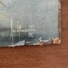 TELA EM EUCATEX — PINTURA À ÓLEO — ARTISTA JUSSARA DUARTE — OBRA VASO DE VIDRO — 1987 - Imagem 3
