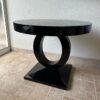 MESA LATERAL CERO — MADEIRA LAQUEADA PRETA BRILHANTE — CONSIDERADA COM INSPIRAÇÃO BIEDERMEIER - Image 4