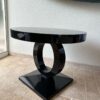 MESA LATERAL CERO — MADEIRA LAQUEADA PRETA BRILHANTE — CONSIDERADA COM INSPIRAÇÃO BIEDERMEIER - Image 5