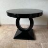 MESA LATERAL CERO — MADEIRA LAQUEADA PRETA BRILHANTE — CONSIDERADA COM INSPIRAÇÃO BIEDERMEIER - Image 3