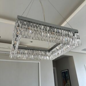 LUSTRE PENDENTE QUADRADO