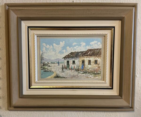AQUARELA EM PAPEL — ALDO BECK — ANOS 1990 — VISTA DA PRAIA