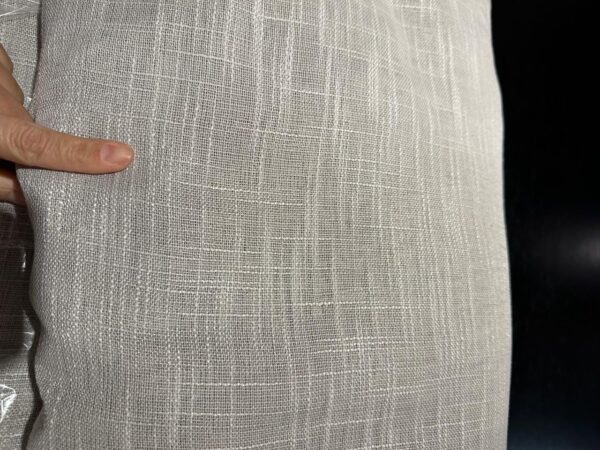 CORTINAS — 2 FOLHAS — LINHO CINZA CLARO — Preço por unidade - Imagem 2