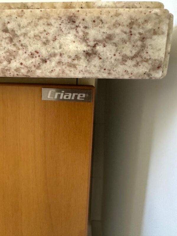 COZINHA DE BANCADA EM L — MDF — SIMPLES, DA CRIARE — PORTAS BEM BOAS — PARTES INTERNAS QUE PRECISAM SER SUBSTITUÍDAS, ASSIM COMO ALGUMAS DOBRADIÇAS - Image 4