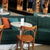 6 MESAS REDONDAS PEQUENINHAS PARA AQUELE CAFEZINHO — LACA CINZA CLARO — Preço por unidade