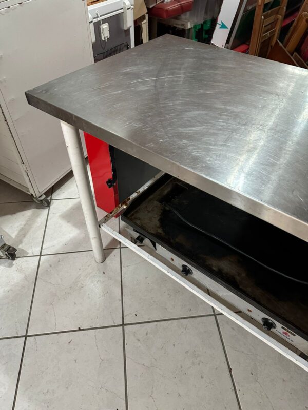 BANCADA COM TAMPO DE INOX + ESTRUTURA EM FERRO - Image 5