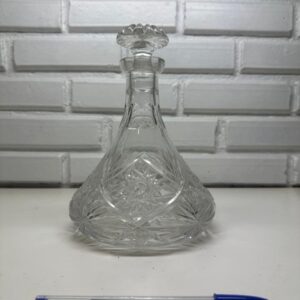 GARRAFA DE CRISTAL — HERING — FEITO À MÃO — DESIGN LINDO !