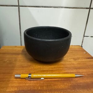 6 LOTES — 10 BOWLS CERÂMICA CADA — PINTURA PRETA FOSCA — 300 ML — PERFEITOS - Valor por lote - F066.16