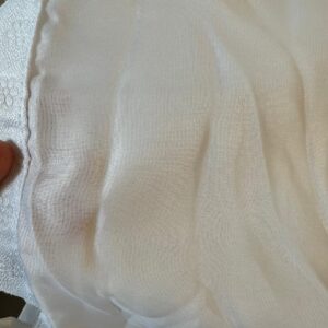 CORTINA VOIL + FORRO JÁ COSTURADO NELA - SÃO DUAS FOLHAS - JÁ DESINSTALADAS - FEITAS PARA SEREM USADAS EM VARÃO — G038.203