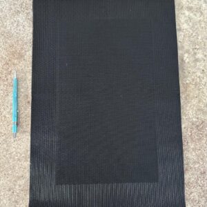 JOGO AMERICANO SINTÉTICO PRETO PARA 4 PESSOAS — L086.104