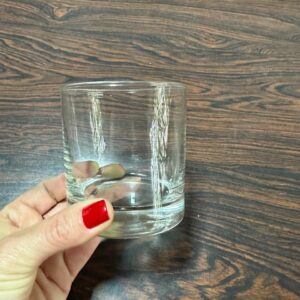 3 LOTES DE 6 COPOS DE UÍSQUE DE VIDRO — B045.213