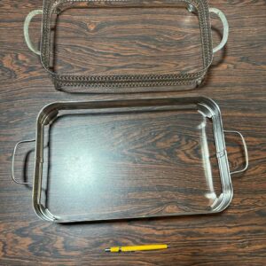 2 SUPORTES DE METAL PARA PIREX RETANGULARES — B045.228