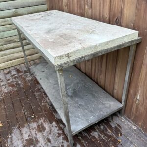 BANCADA SECA INOX E PEDRA PARA ABERTURA DE MASSAS — N021.03