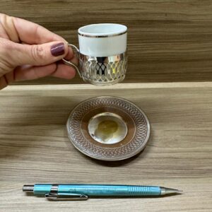 CONJUNTO DE CAFEZINHO - 6 PEÇAS DE CADA — I016.107