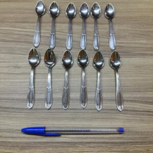 12 COLHERINHAS PARA CAFEZINHO — Inox - I016.19