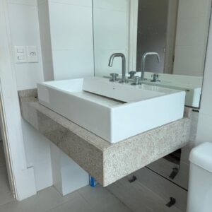 BANCADA GRANITO - CUBA E METAIS DECA — D067.01