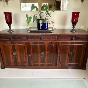 BALCÃO BUFFET - COMPENSADO + LÂMINA DE MADEIRA — V010.23