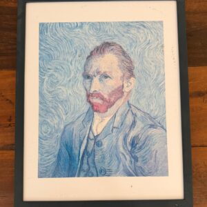 GRAVURA DE CATÁLOGO OFICIAL DO MUSEU VAN GOGH - TRAZIDA DE VIAGEM - OBRA: AUTORETRATO— A122.01