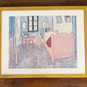 GRAVURA DE CATÁLOGO OFICIAL DO MUSEU VAN GOGH - TRAZIDA DE VIAGEM - OBRA: O QUARTO EM ARLES — A122.02