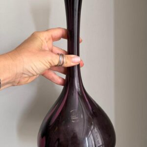 VASO DECORATIVO - CRISTAL DE GRAMADO - BELÍSSIMO ! - TOM BERINGELA — A122.03