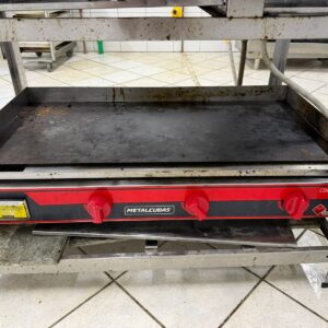 CHAPA BIFEIRA A GÁS PROFISSIONAL - METALCUBAS - CBG 1000PRO — R069.202