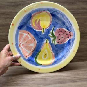 PRATO PORCELANA - FRUTEIRA COLORIDA — I016.611