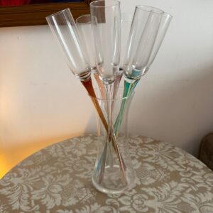 06 TAÇAS EM VIDRO PARA LEVAR À PRAIA + BALDE — J067.08