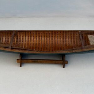 CANOA CANADENSE - RÉPLICA PERFEITA EM MADEIRA - INCLUINDO OS 2 REMOS — G059.06