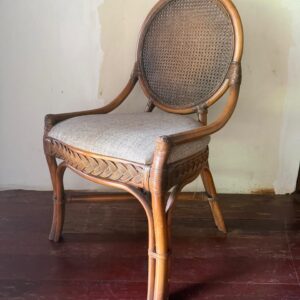 CADEIRAS SIERRA - RATTAN NATURAL + LINHÃO NO ASSENTO - DOIS JOGOS DE 4 PEÇAS CADA - Valor de cada jogo — R093.20