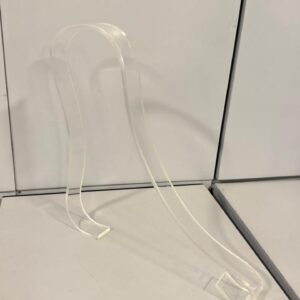 LOTES DE 14 E 15 PEÇAS - SUPORTE EXPOSITOR DE SAPATOS - ACRÍLICO - TAMANHO G (ALTO) - Valor por lote — F060.119