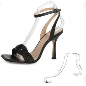 LOTES DE 10 PEÇAS - SUPORTE EXPOSITOR DE SAPATOS - ACRÍLICO - TAMANHO M REFORÇADO (ALTURA MÉDIA) - Valor por lote — F060.120