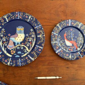 CONJUNTO DE PRATOS MESA E SOBREMESA - PARA 4 PESSOAS - COLEÇÃO TAIKA - lITTALA — G060.12