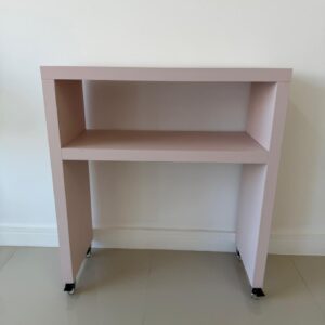 MINI BANCADA DE APOIO + RODÍZIO - ROSA CHÁ — J070.07