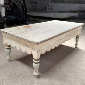 MESA DE CENTRO - MADEIRA MAIS ANTIGA - PROVENÇAL - 2 GAVETAS — L079.105