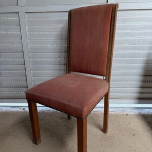 8 CADEIRAS - MADEIRA - ESPALDAR ALTO - Valor por peça — L079.101