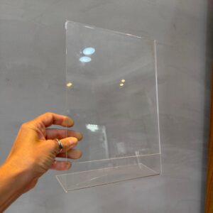 2 SUPORTE ACRÍLICO PARA PAPEL A4 — R095.45