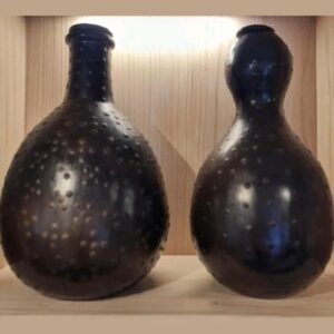 MORINGAS - CERÂMICA - PINTURA PRETA - 2 MODELOS - Valor por peça — A127.24