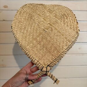 ABANADOR EM PALHA NATURAL - 2 TAMANHOS - Valor por peça — A127.08