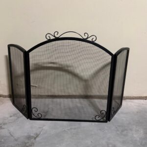 TELA PARA LAREIRA - DUAS ABAS LATERAIS - PRETA — B050.01