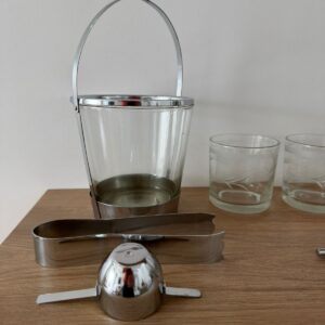 COMBO UÍSQUE A GO-GO - BALDE + PEGADOR + DOSADOR + 05 COPOS— A128.12