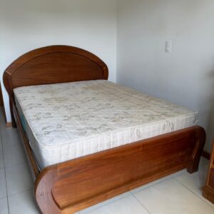 CAMA CASAL - MADEIRA + COLCHÃO MOLA - SIMPLES — M144.15